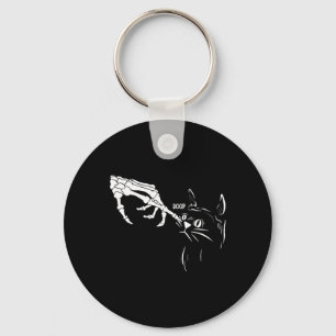 Llavero Gato Skeleton Mano Boop Halloween Gatos Lover Masc