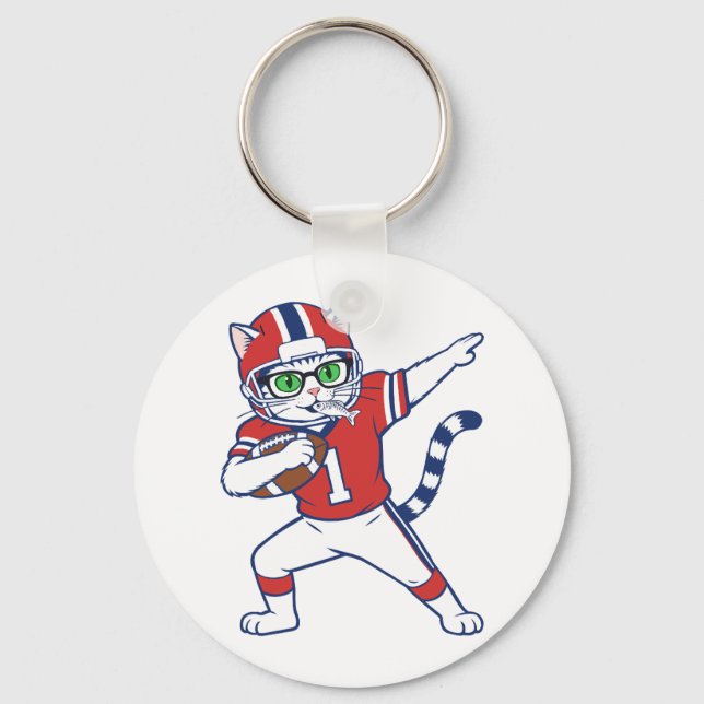 Llavero Gato touchdown  (Anverso)