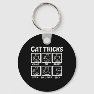 Llavero Gato Tricks Graciosos Regalos De Amante De Gatos P