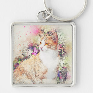 Llavero Gato vintage