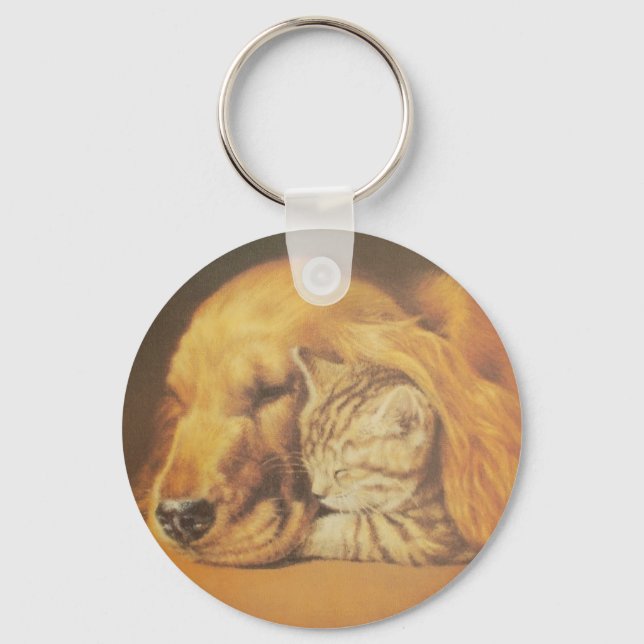 Llavero Gato y perro (Anverso)