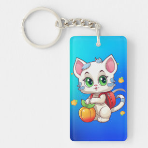 Llavero Gato yendo a la escuela - Escuela de gatos-85241