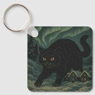 Llavero gato yule de Navidad islandés