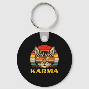 Llavero Gatos Cara Gafas Karma Divertido Gatito Gatos Homb