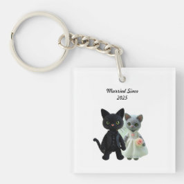 Llavero Gatos casados 2025