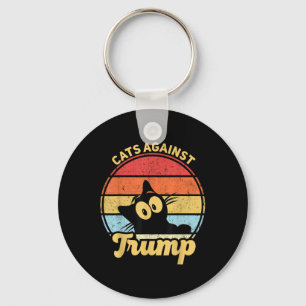 Llavero Gatos contra las divertidas elecciones de Trump co