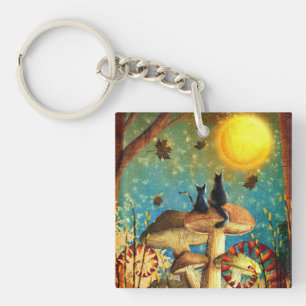 Llavero Gatos de champiñón