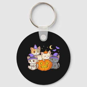 Llavero Gatos de Halloween lindo Gato de Anime Kawaii Cala