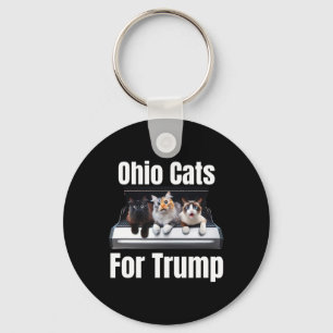 Llavero Gatos de Ohio por Trump - Gato político divertido