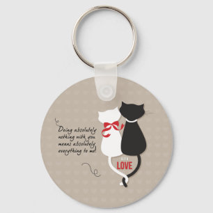 Llavero Gatos enamorados