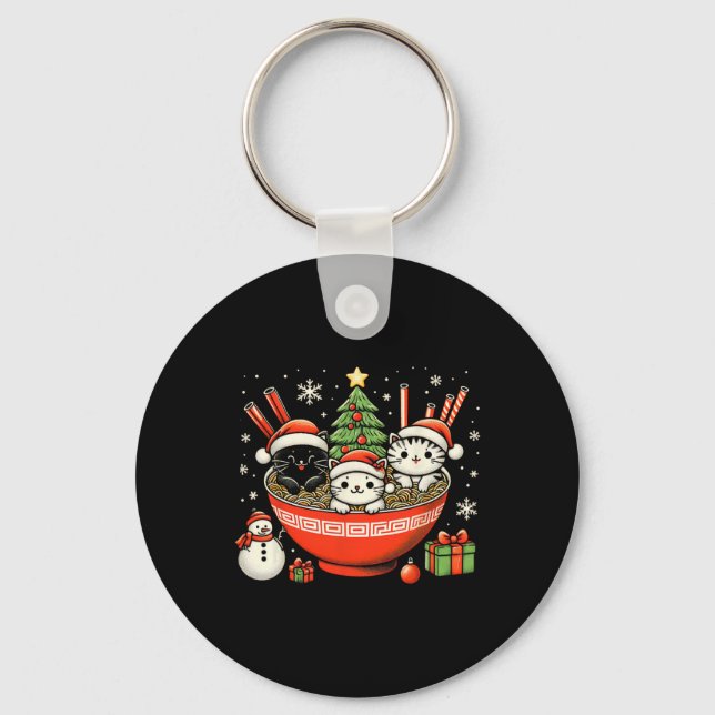 Llavero Gatos Irlandeses De Ramen Cuidados Navidades De An (Anverso)
