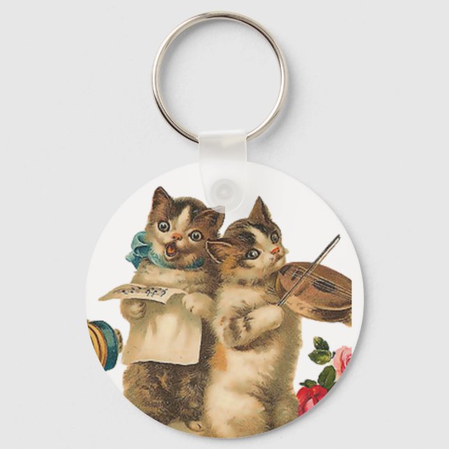 Llavero Gatos musicales (Anverso)