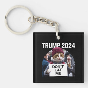 Llavero Gatos No Me Coman Para Trump 2024 