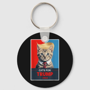 Llavero Gatos Para Las Elecciones De Trump 2024 _1