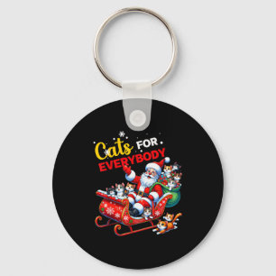 Llavero Gatos para todos Navidad Gato Divertido Navidad Mu