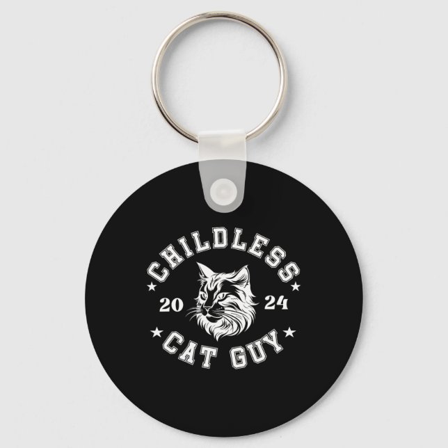 Llavero Gatos Sin Hijos Para El Presidente Kamala (Anverso)