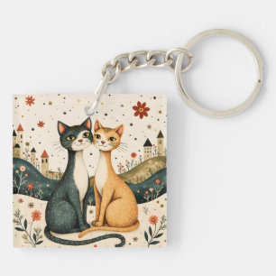 Llavero Gatos Soñadores