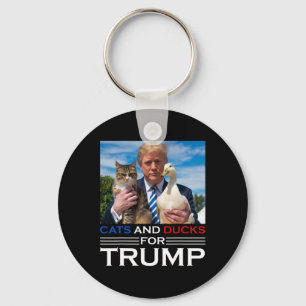 Llavero Gatos Y Patos Para Gatitos Y Patos De Trump 2024