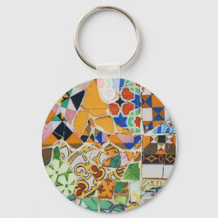 Llavero Gaudi Ceramic Tile