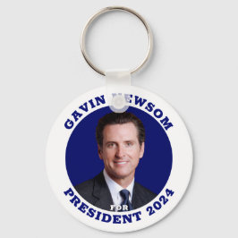 Llavero Gavin Newsom for President   Keychain