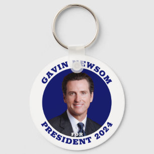 Llavero Gavin Newsom for President   Keychain
