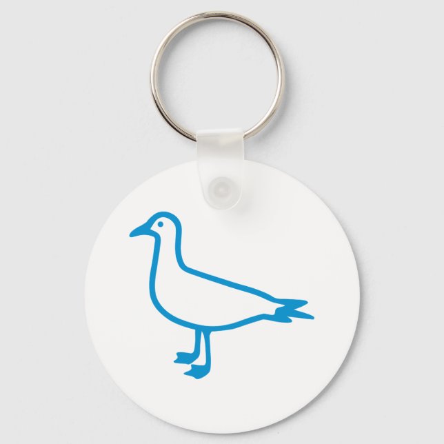 Llavero Gaviota azul (Anverso)