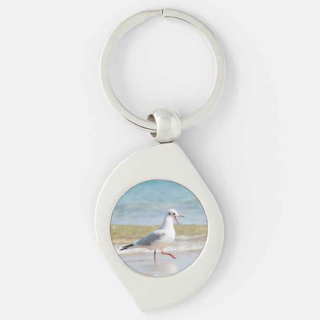 Llavero Gaviota divertida (Anverso)