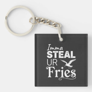 Llavero Gaviota Roba Papas Fritas