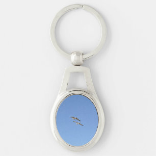Llavero Gaviotas volando alto -
