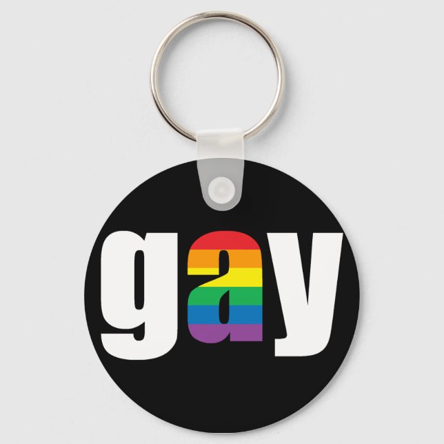Llavero Gay Black Keychain (Anverso)