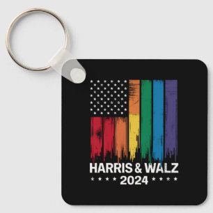 Llavero Gay electoral de Harris Waltz 2024 Tim Waltz LGBTQ