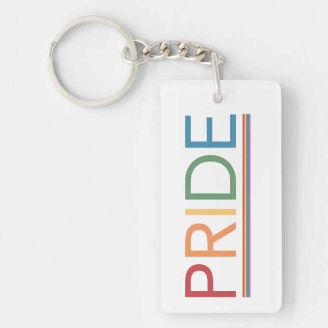 Llavero Gay ORIDE Rainbow LGBT Keychain (Frente)