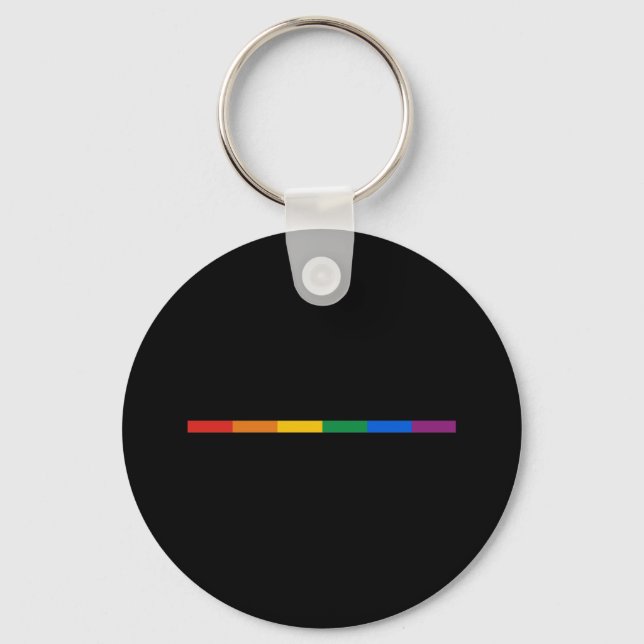 Llavero Gay Pride Stripe (Anverso)