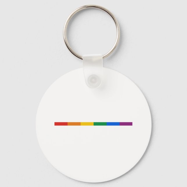 Llavero Gay Pride Stripe (Anverso)