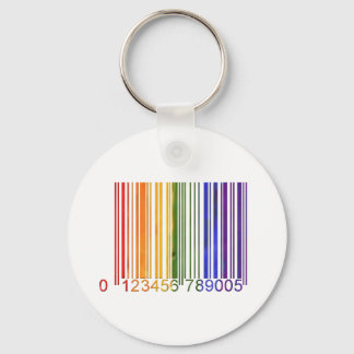 Llavero Gay Rainbow Barcode 2