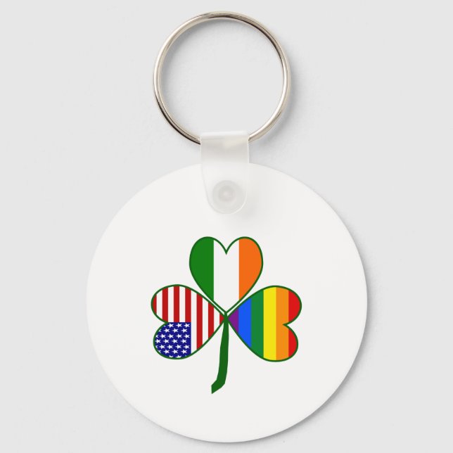 Llavero Gay Shamrock (Anverso)