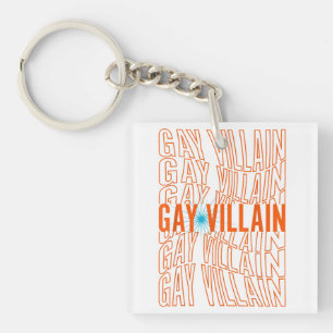 Llavero Gay Villain gracioso meme LGBT Orgullo gay Lesbian