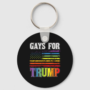 Llavero Gays Para Trump Orgullo Lgbt Gay Bandera Arcoiris
