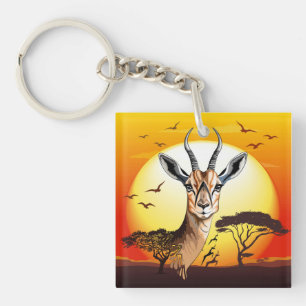 Llavero Gazelle Animal salvaje Antelope africano