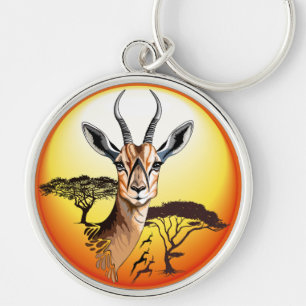 Llavero Gazelle Animal salvaje Antelope africano