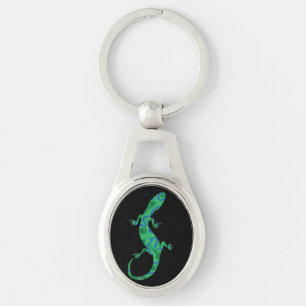 Llavero Gecko verde