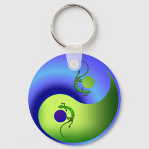 Llavero Gecko Yin Yang