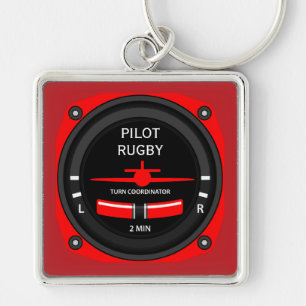 Llavero Geek de aviación piloto