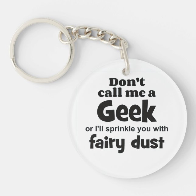 Llavero Geek fairy polvo bf (Frente)