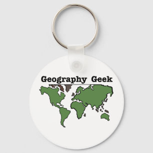 Llavero Geek geográfico