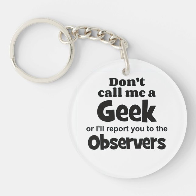 Llavero Geek Observers bf (Frente)