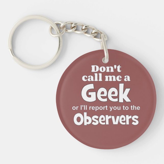 Llavero Geek Observers wf (Frente)