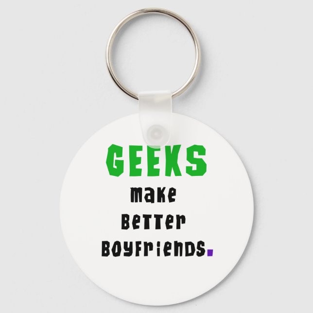 Llavero Geeks Hagan Mejores Boyfriend (Anverso)