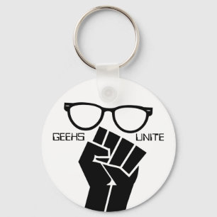 Llavero Geeks Unite! Keychain