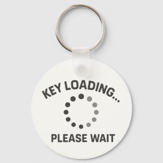 Llavero Geeky Keychain - "Carga de claves... Por favor, es